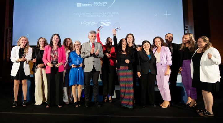 Imagen de la entrega del premio L'Oral-Unesco Por las Mujeres en la Ciencia".